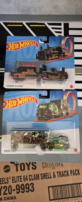 Hotwheels Speed Fleet / Steamin Gleamin, diecast, miniaturas coleção caminhões brinquedo. .