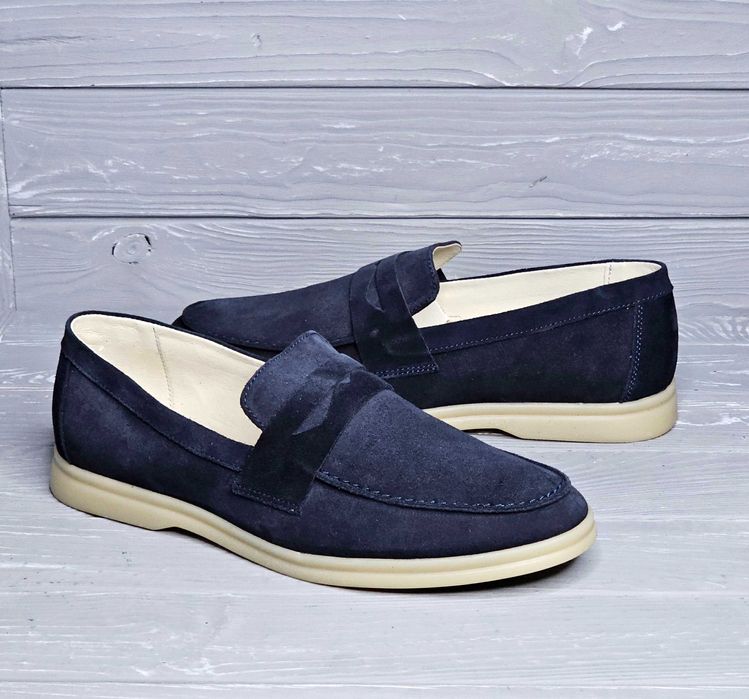 Мужские замшевые синие коричневые черные бежевые серые лоферы туфли!!!