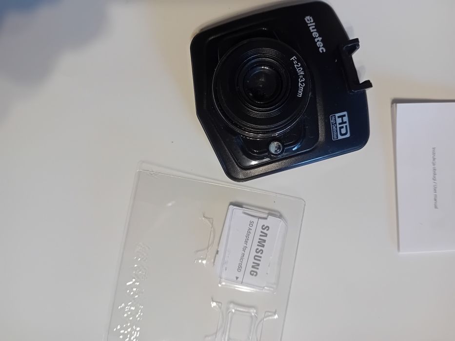 Wideorejestrator Bluetec + karta pamięci Samsung