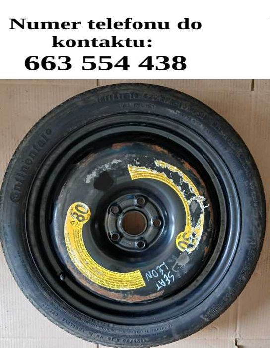 Koło dojazdowe Seat Leon Continental 125/70/18, 3 1/2Jx18, ET25,5, 2814r., nr 83