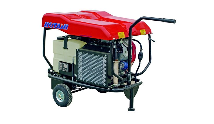 Zestaw do przecisków 50-75mm ze sprężarką, KRET, RAKIETA, PRZECISK