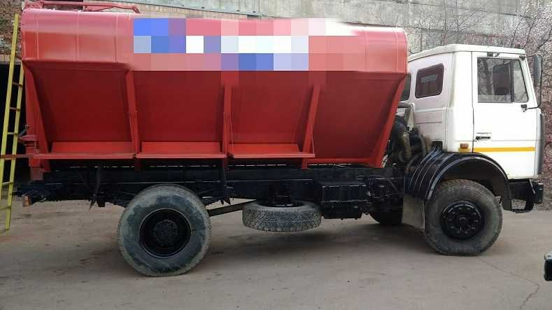 Бункер ЗСК-Ф-15 (завантажувач сухих кормів) 4-ьох, 5-ти, 6-ти секційні