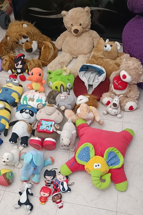 Conjunto de bonecos de peluche