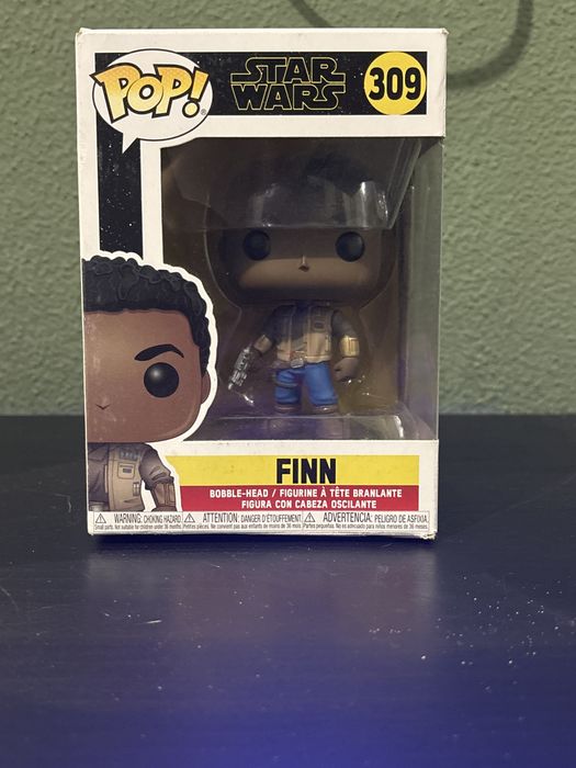 Boneco pop finn  star wars perfeito estado