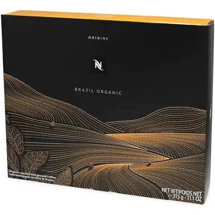 Nespresso kawa Brazil Oranic - 50 kapsułek