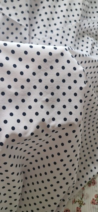 Продам тканину мілкоцвіт та горошок плотнтй шифон