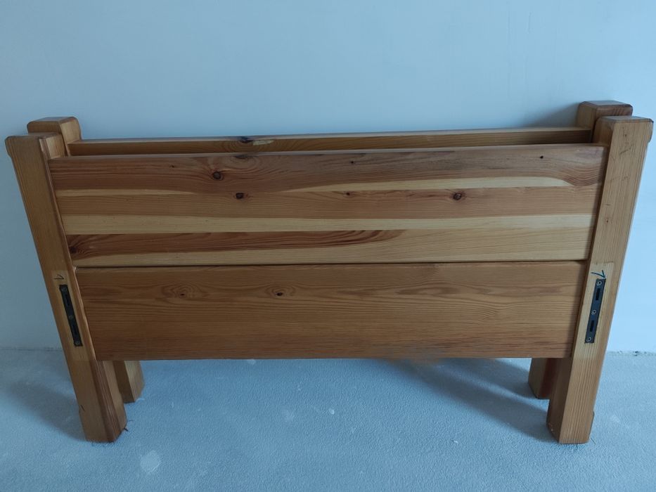 Łóżko drewniane jednoosobowe 90x200