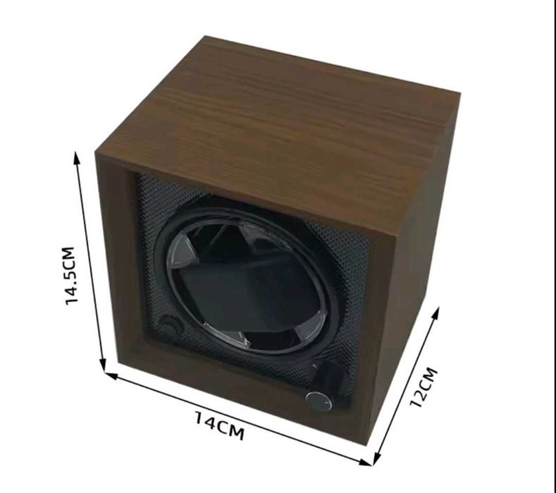 Боксы с вращающимися механизмами и подсветкой  для механических часов.