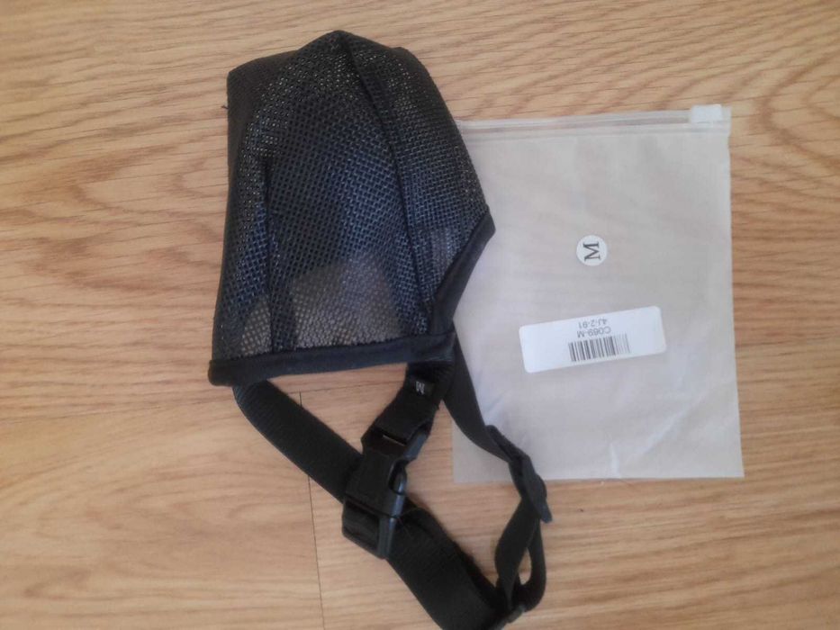 Proteção focinho de cachorro com malha de nariz totalmente coberto