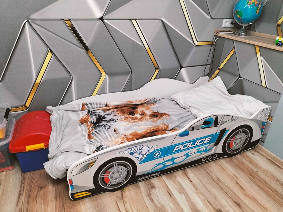 Łóżko dla dziecka autko "Policja"