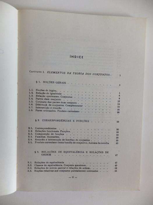 Curso de Matemáticas Gerais - Álgebra