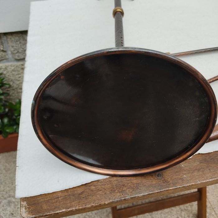 Conjunto lareira metal (latão)
