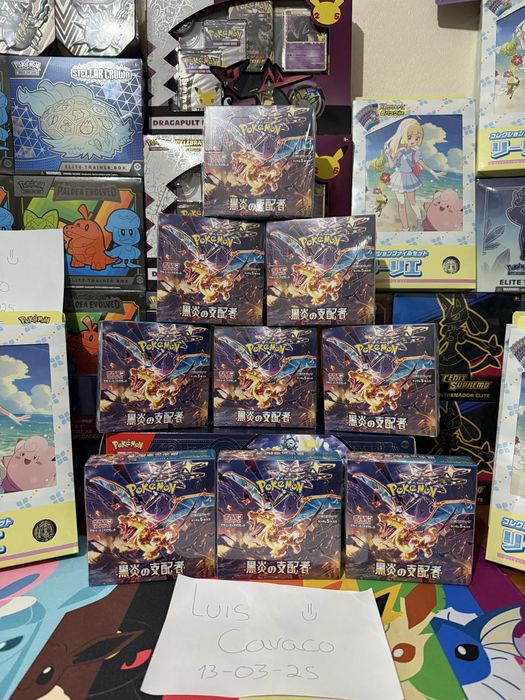 Pokemon Ruler of the Black Flame SV3 (Obsidian Flames) Japões