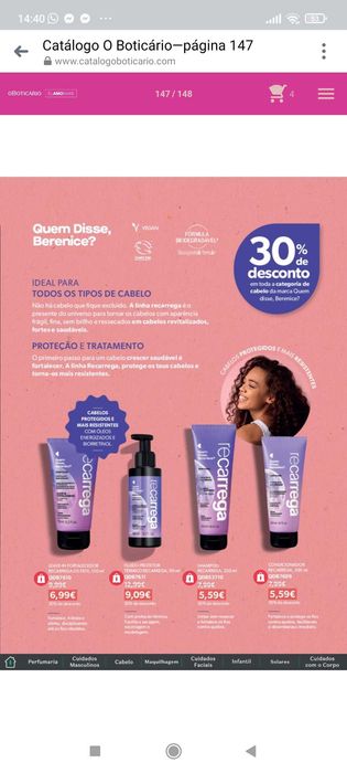 Kit boticario pronta entrega