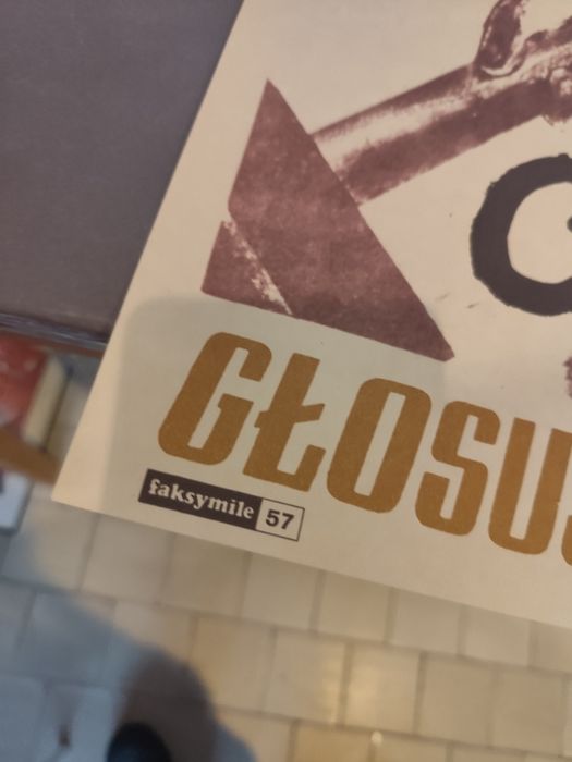 Plakat propaganda PRL-u reprint vintage retro prl