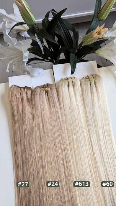 Świetne naturalne włosy na spineczki! HIT 45 cm