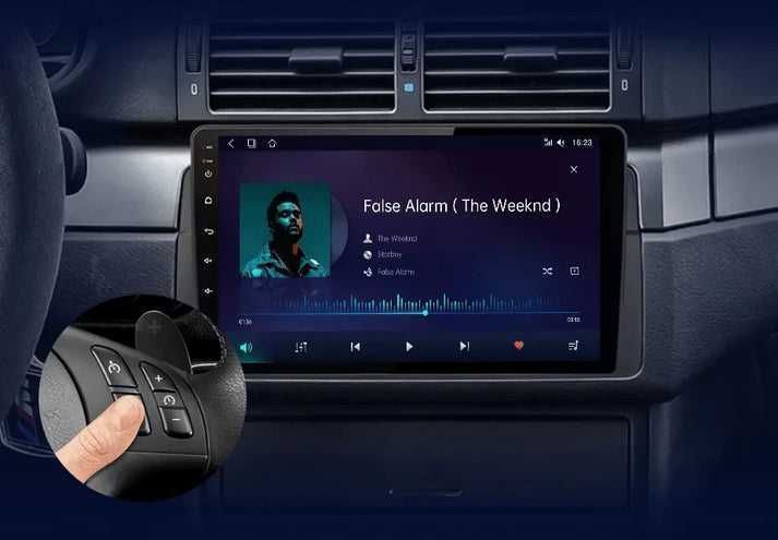 Radio nawigacja BMW E46 duży ekran z Android Auto i Carplay 1GB 32GB