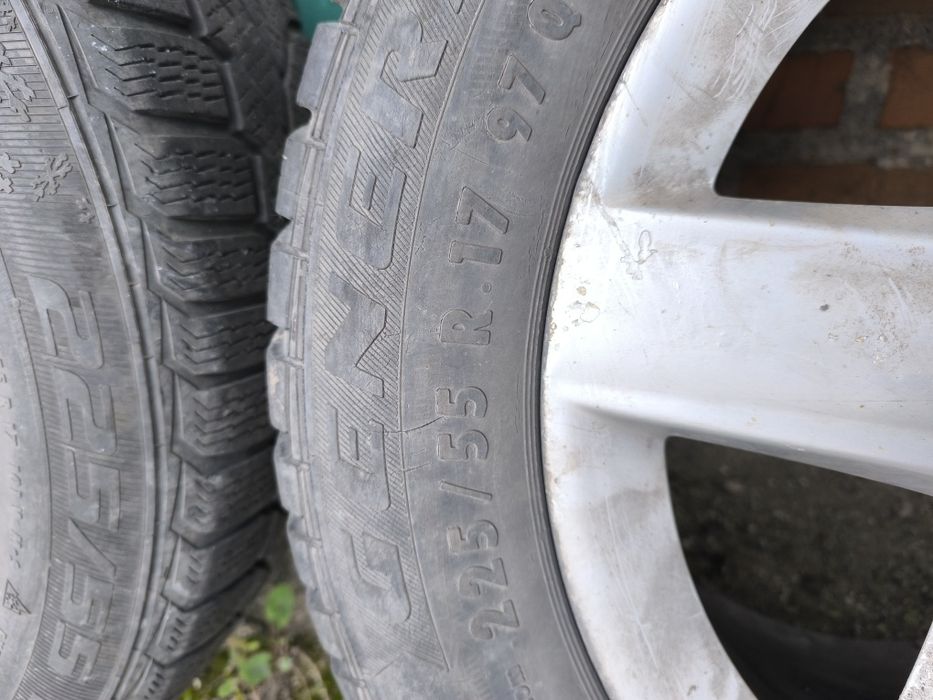 Диски мерседес гума зима 225/55R17