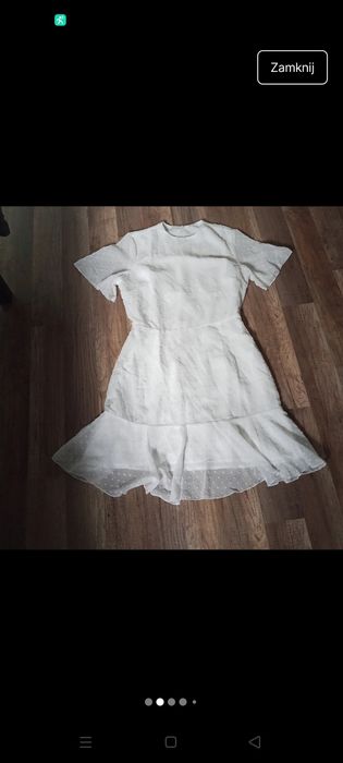 Biała sukienka Shein