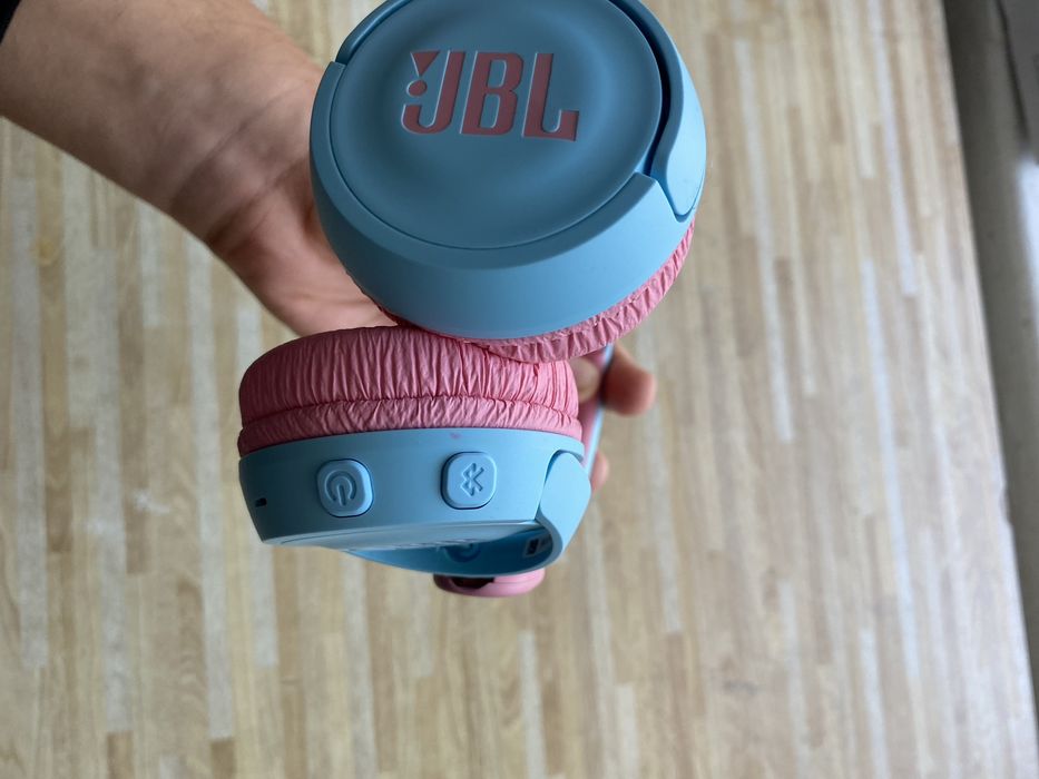 Оригінальні дитячі бездротові навушники JBL JR 310 BT Blue