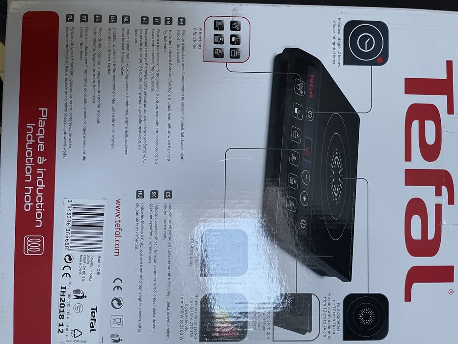 Placa indução portátil Tefal
