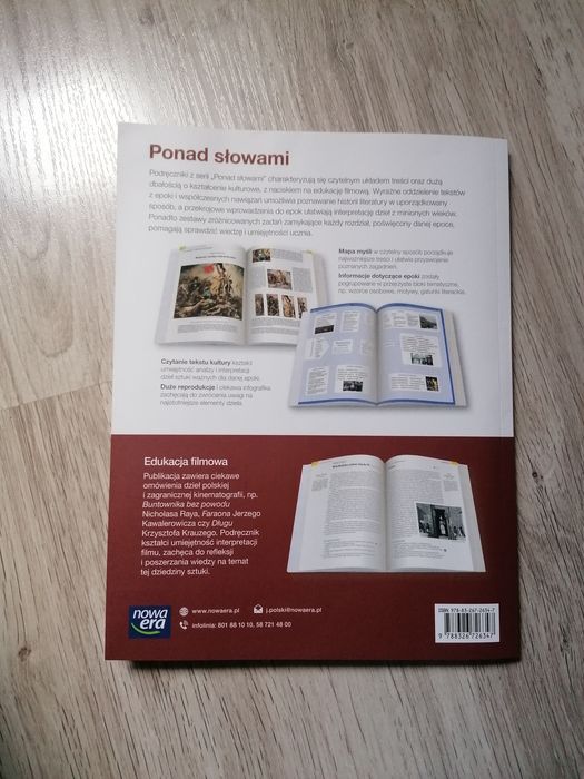 Ponad Słowami Klasa 2 cz 1 Nowa Era szkoła średnia język polski