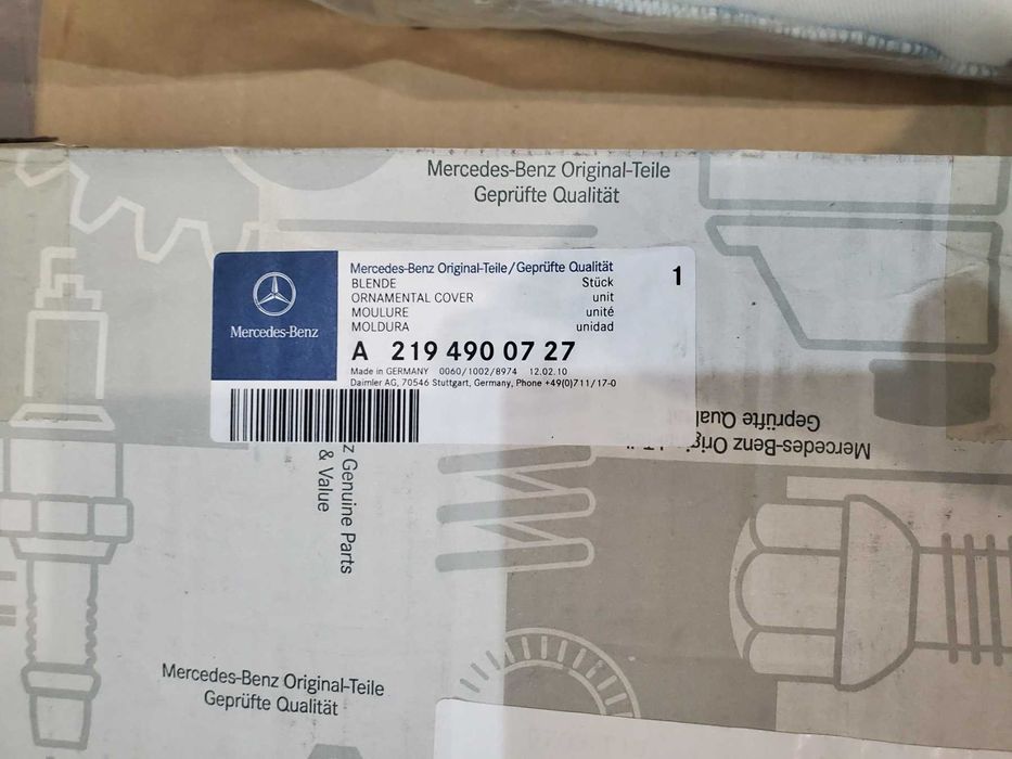 Mercedes CLS W 219,  Комплект Накладок вихлопної труби A 219 490 07827