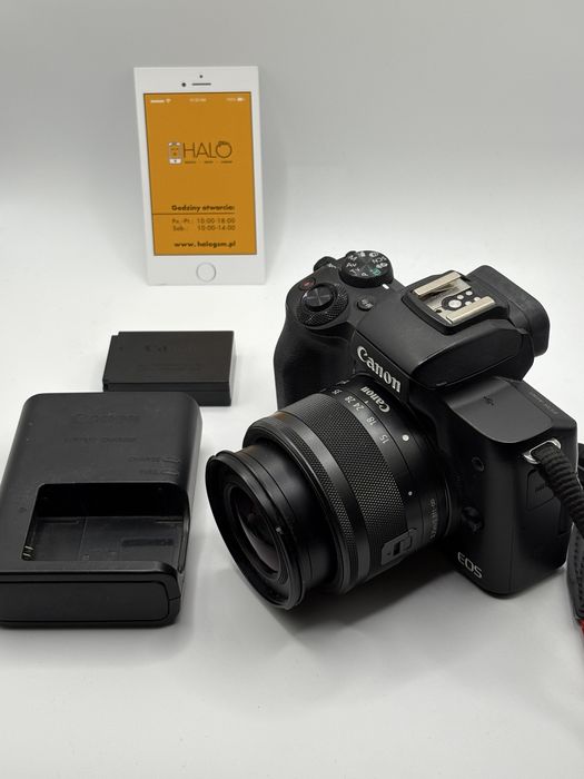 Aparat Cyfrowy Canon EOS M50 + obiektyw 15-45mm Halogsm Piotrkowska 19