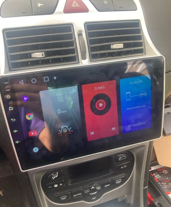 Rádio 9" android Peugeot 307 de 2002 a 2013 CARPLAY WIFI GPS Novo