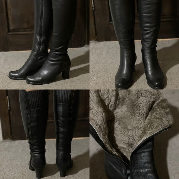 Продам зимові шкіряні чоботи