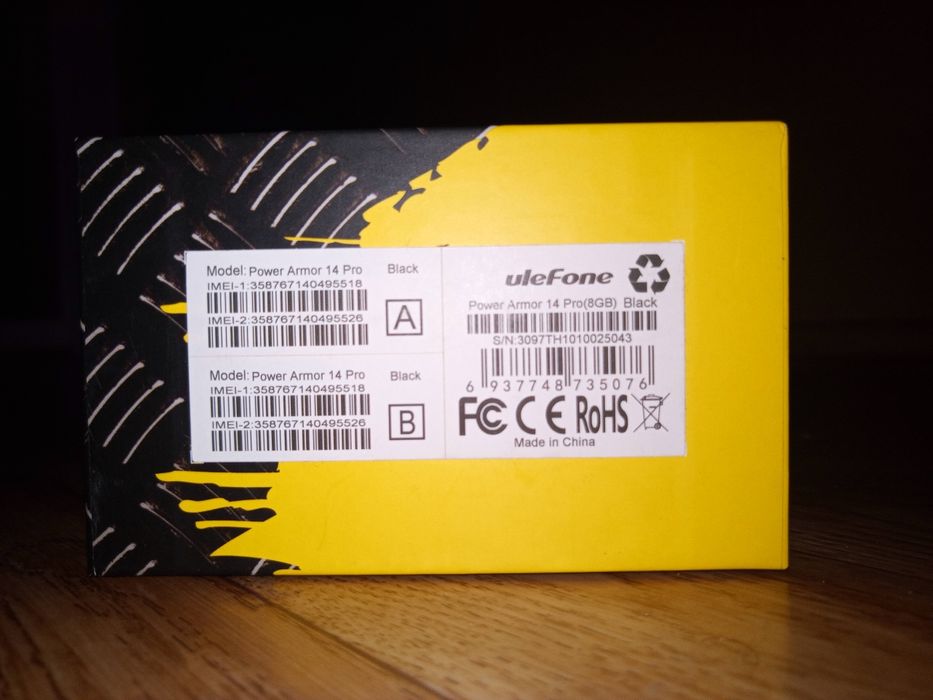 Ulefone Power Armor 14 Pro  8/128gb Black
Для 
До 100