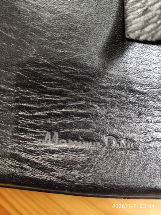 Шкіряна сумка Massimo Dutti