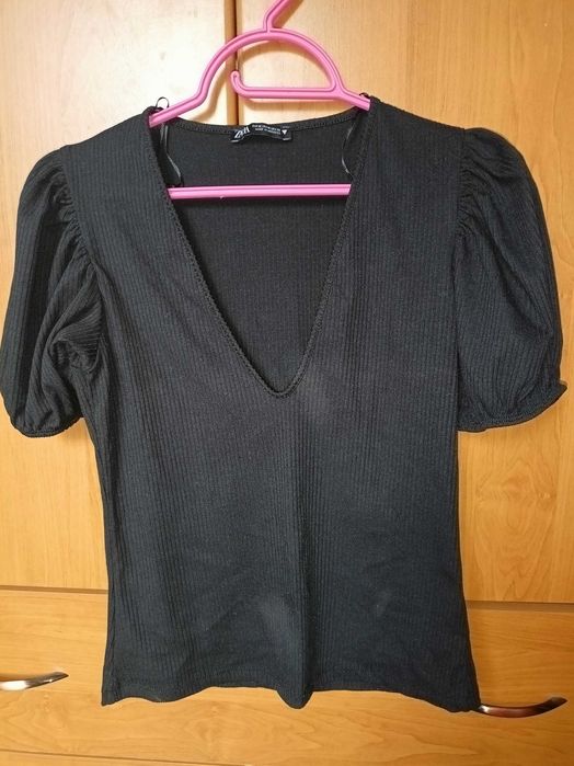 Bluza damska krótki rękaw S