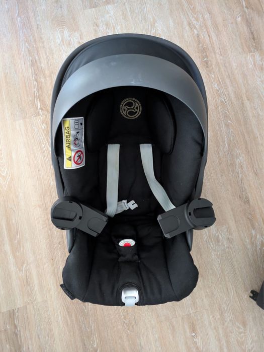 Coque Cybex + Isofix + adaptador carrinho Mios