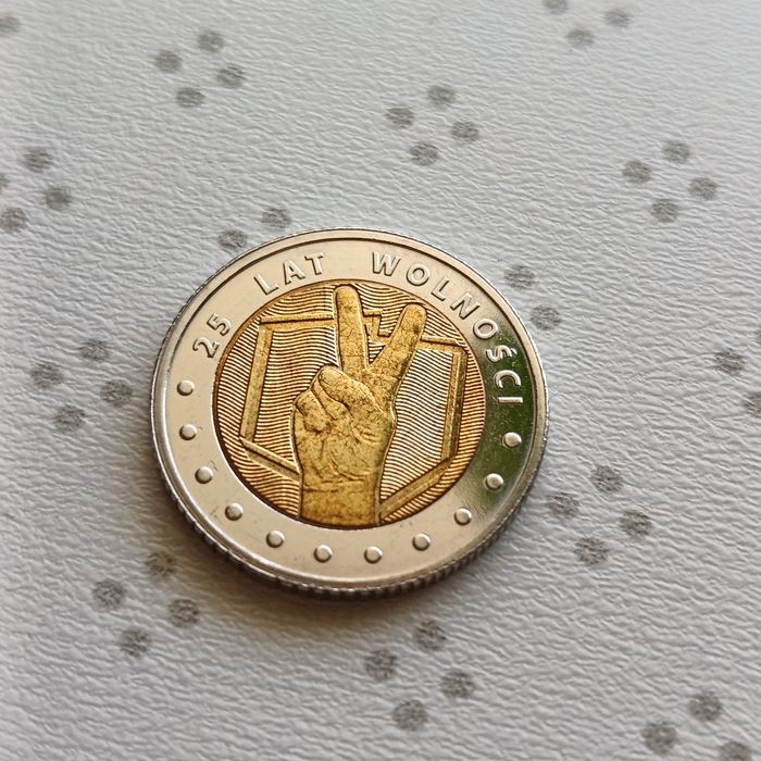 5 zł 2014 Polska 25 lat wolności