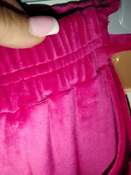 Dres welurowy komplet