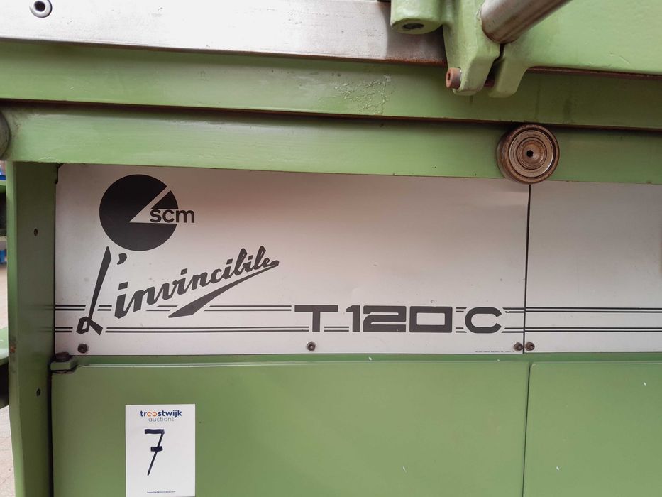 Frezarka - czopiarka SCM T120C, stolik, 7200obr, kątomierz
