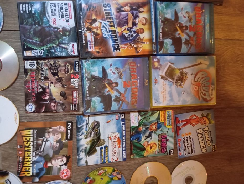 Płyty z grami dla dzieci