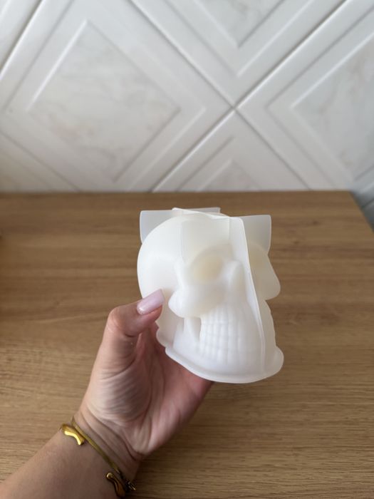Molde para vela de caveira