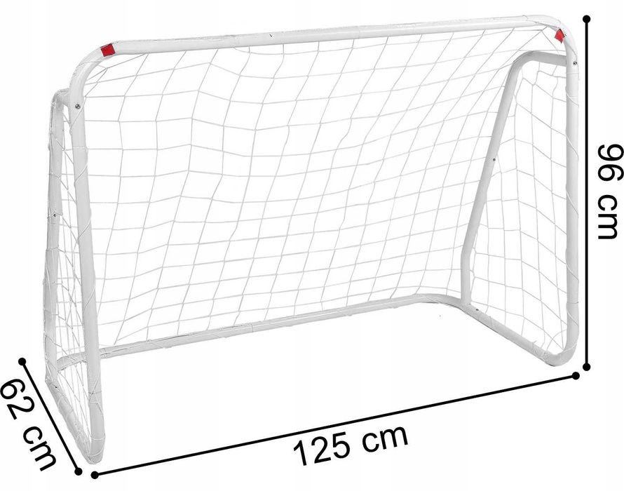 ZESTAW 2 BRAMEK PIŁKARSKICH | 2x bramka do piłki nożnej + siatka *nowe