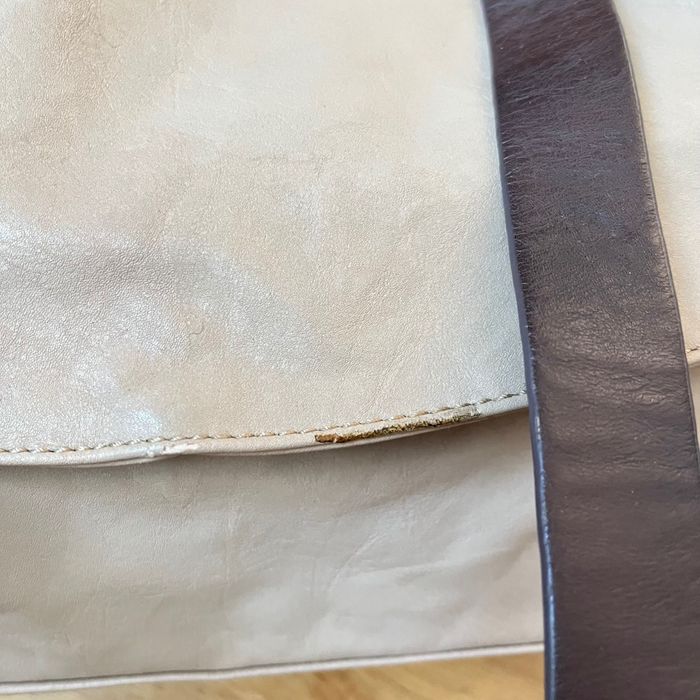 Torba torebka włoska w stylu vintage przegródki na zamek