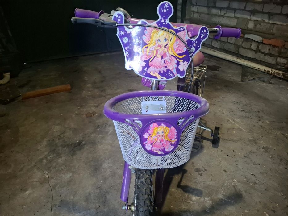 Велосипед дитячий 16" Princess у стані нового + бокові колеса