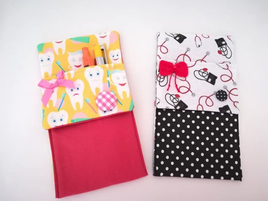 Estojos de bolso, vários modelos