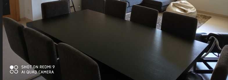 Dining Table, 8 Chairs, Sideboard64740282698115121