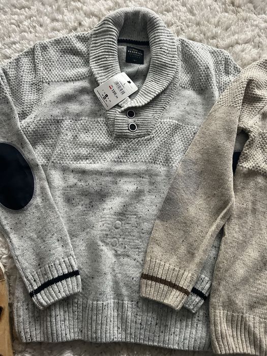 Swetry meskie Reserved 2sz-wady plamy kd łat