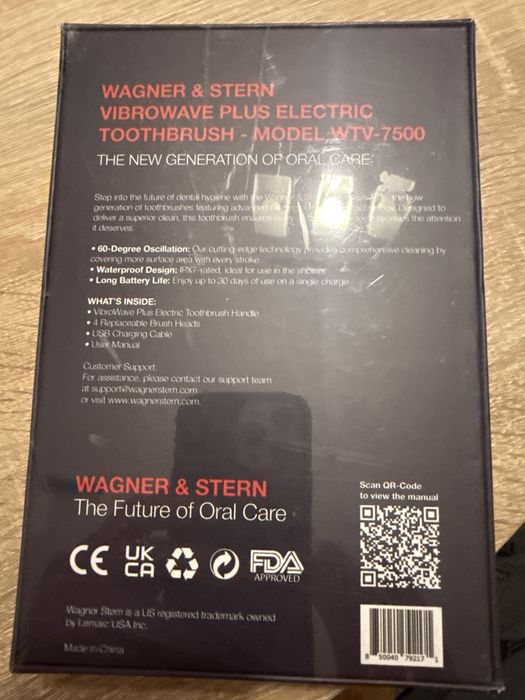 Elektryczna szczoteczka do zebow VibroWave Plus