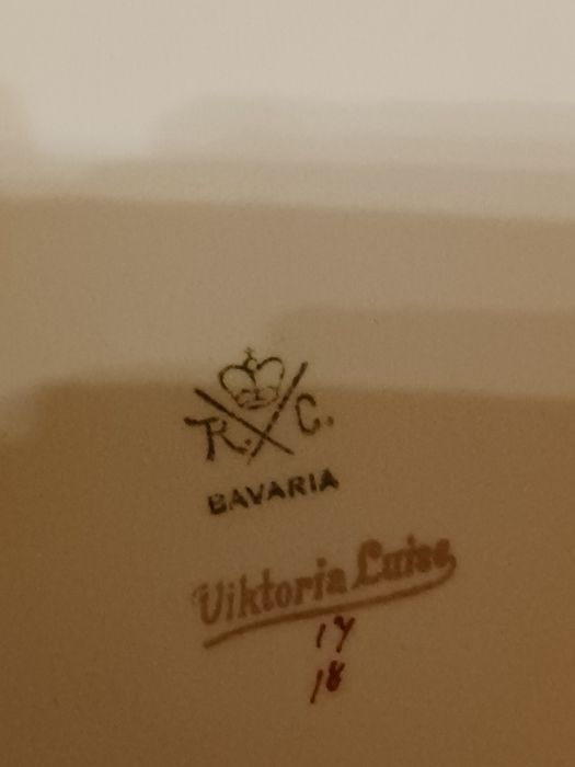 Polmiski 46 cm do serwowania ryb Rosenthal Victoria Luise bratki