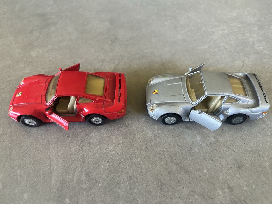 Modele MC Toy skala 1/36 2X Porsche 959 pull back made in Macau