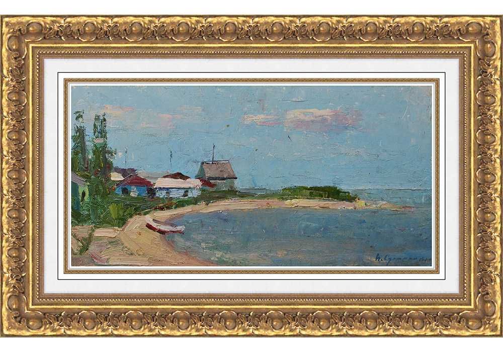 Сулименко Петр (1914-1996) Хутір у моря. олія - Школа А. Шовкуненко