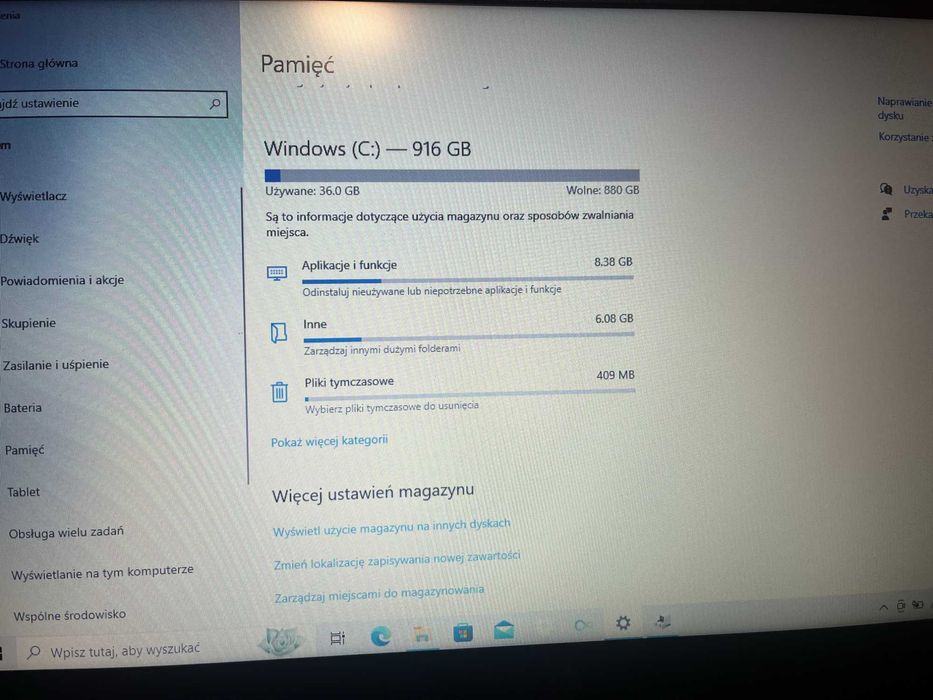 Laptop  HP 1TB/8GBram
